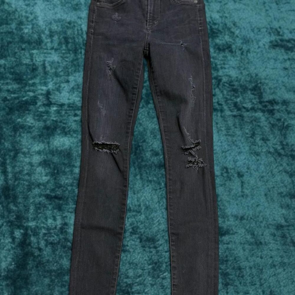 Citizens-of-humanity Women's Black and Grey Jeans